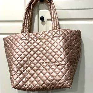 MZ Wallace rose gold bag Metro tote